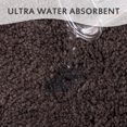 thumbnail image 3 of Carvapet Non-Slip Bath Mat Microfiber Soft Bathroom Mats, 20"x 32", Dark Coffee, 3 of 6