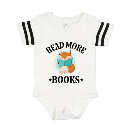

Inktastic Reading Group Fox Read More Books Gift Baby Boy or Baby Girl Bodysuit