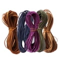 thumbnail image 2 of 4 Meters 2.6mm Flat Faux Suede Velvet Leather Cord DIY Strings Ropes Threads, 2 of 6