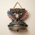 thumbnail image 4 of BBilaBu USA 250th Anniversary Door Hanging Sign Wreath, Eagle 250 Years of Freedom Patriotic Decor Wooden Home Decorations, 4 of 6