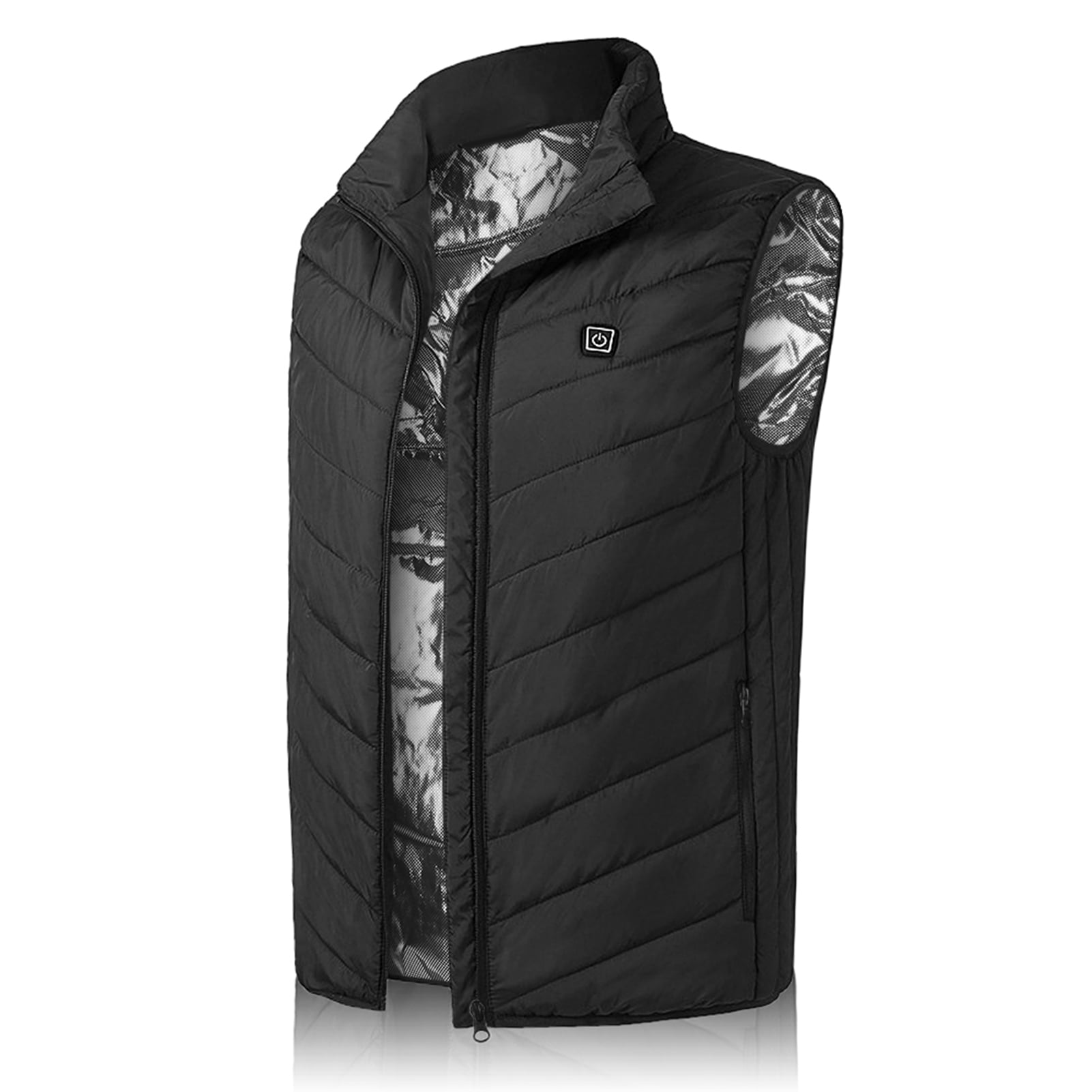 Winter Outdoor Camping Fishing Hiking Jacket KAIYAN Heated Vest USB Heating Vest Electric Heated Clothes Lightweight Body Warmer Washable Gilet with 3 Temperature and 3 Heating Zones