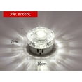 thumbnail image 2 of FSLiving High Accent Uplight 5W LED Crystal Spotlight Decorative Light Mini Style Clear wtih 5.9ft On/Off Foot Pedal Switch Cord for Backlight Leaning for Loft Gallery Exhibition Spotlight 6000K, 2 of 6