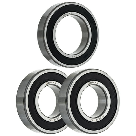 Niche Wheel Bearing Kit for Kawasaki KLT250A 200B 6008-2RD 6206-2RDQE6 MK1009075