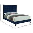 thumbnail image 4 of Meridian Furniture Elly Navy Velvet King Bed, 4 of 4