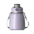 thumbnail image 2 of CxhicLuv Children's 304 Stainless Steel Insulated Cup 4.1×4.1×6.9 Inch Food-Grade, Spill-Proof, Portable – Kids' Cute Large-Capacity Thermos with 600mL Capacity, Suitable for Kids Aged 6+, Purple, 2 of 7
