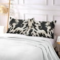 thumbnail image 7 of 3D Cow Print Plush Pillowcase, Luxury Soft King Pillow Case for Hair and Skin, Standard Size Pillow Covers with Zipper Closure, 20x26in Home Decor Gifts, 7 of 7