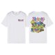 thumbnail image 1 of Camiseta de algodón puro para hombre, camisa de manga corta con estampado gráfico, estilo hip hop, Y2k, 1 of 4