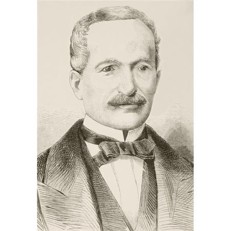 Jos Balta Y Montero, 1814 to 1872 President of Peru From 1868 to 1872 From A 19th Century Illustration Poster Print, 24 x 34 - Large