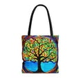 thumbnail image 2 of Tree of Life Polyester Tote Bag with Black Handles, 2 of 4