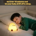 thumbnail image 4 of Penguin Nursery Night Light, LED Squishy Silicone Lamp,2 Levels Dimmable Bedroom Nightlight for Kids, Touch Light, Dorm Decor lamp, Baby Boys Girls Gifts(A), 4 of 7