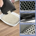 thumbnail image 2 of 24*15in Cat Litter Mat Cat Litter Trapping Mat, Honeycomb Double Layer Design, Urine and Water Proof Material, Scatter Control, Less Waste，Easier to Clean,Washable, 2 of 5