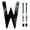 W, variant on kyusrd Home Office Decor Specials!Modern Floating House Number Creatives Digital House Number Acrylic Full