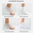 thumbnail image 4 of 5cm Footbed Enhancers Invisible Height Increase Insoles Pad, 4 of 5
