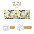 thumbnail image 3 of Easygdp Bees Collecting Nectar Long Body Pillowcase - Super Soft Microfiber Body Pillow Case - Envelope Closure, Cool, Anti-Fading- 20x54 in, 3 of 8