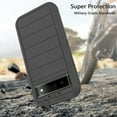 thumbnail image 4 of Asuwish Compatible with Google Pixel 6 Phone Case Hybrid Rugged Shockproof Hard Protective Drop Proof Full Body Heavy Duty Mobile Cell Cover for Pixel6 Pixle Six Women Men Black, 4 of 6