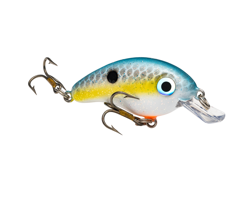 (2 pack) Strike King Bitsy Pond Minnow Crankbait Sexy Shad Hard Bait Lure