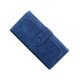 thumbnail image 1 of Guardurnaity Elegante bolso de cuero vintage Versátil para trabajar y jugar Fácil de detectar en el bolso Bolso largo para mujer Carteras Azul oscuro, 1 of 6