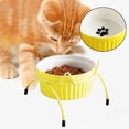 thumbnail image 3 of elevados para , para mascotas con antideslizante con soporte para perros , Cuenco Pata Amarilla Colco Comedero para mascotas, 3 of 8