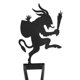 thumbnail image 2 of Portavelas de silueta, candelabro de proyección, candelabro de atmósfera espeluznante para Halloween, para escritorio, casas, banquetes Estilo B, 2 of 9
