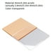 thumbnail image 5 of Estante Para Disco Duro Acrílico Transparente Diy Hermoso Organizador De Estante De Almacenamiento Para 2,5 Pulgadas/3,5 Pulgadas Ssd Hdd Soporte De Montaje Para Disco Duro Advancent EL014353-03, 5 of 5