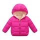 thumbnail image 1 of Chaqueta gruesa de invierno para niños y niñas, cálida, con cremallera, capucha, cortavientos, bonita ropa de abrigo, 2-6T, 1 of 6