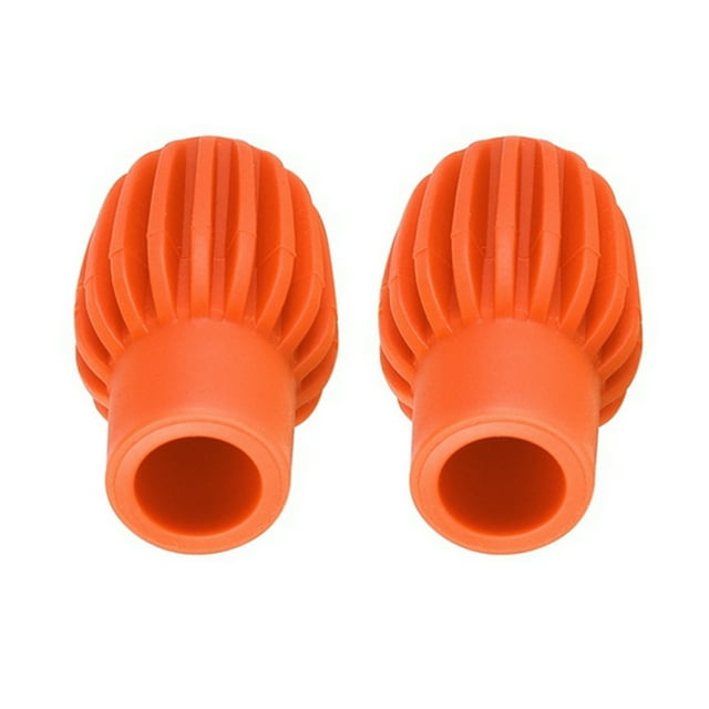 2Pcs 33*15mm Drum Stick Sleeve Caps Drumstick Practice Tips Mute Damper Protective Mute Cover Cap Accessories