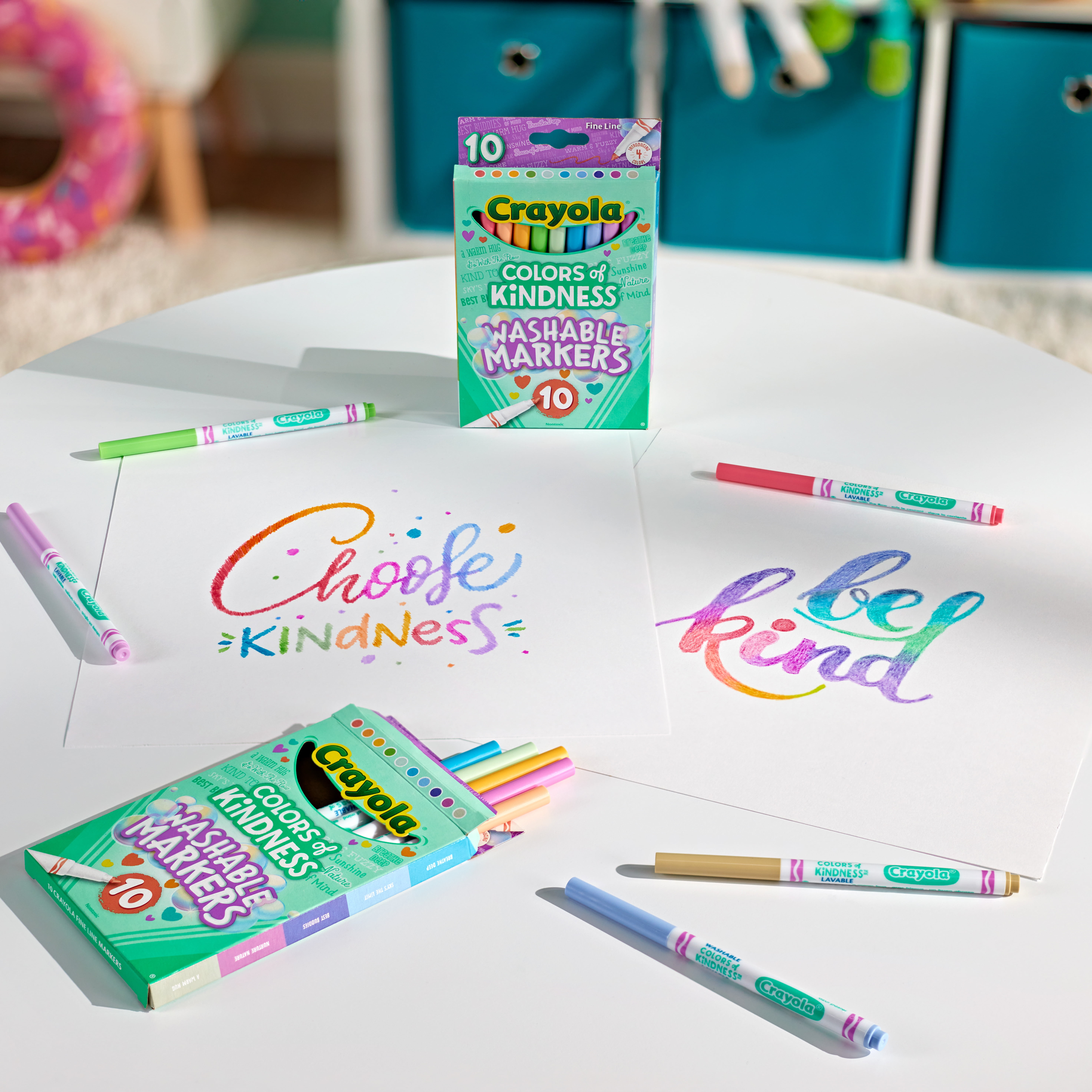 Crayola 10-ct. Colors of Kindness Fine Line Washable Markers, Multicolor -  Yahoo Shopping