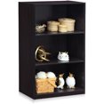 thumbnail image 4 of Furinno Bibliothèque Ouverte de Base à 3 Niveaux, Organisateur d'Étagères de Rangement, Noyer Foncé, 4 of 7