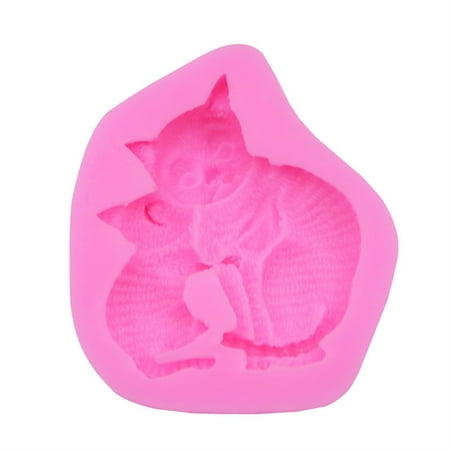 

for Cat Silicone Fondant Mold Chocolate Moulds Candy Polymer Clay Mold Baking Ga