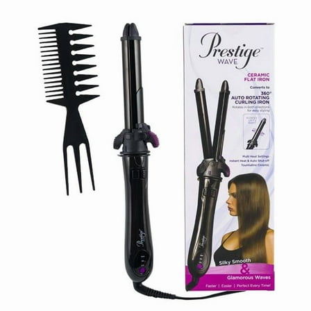 DDI 2385808 Prestige Wave Hair Straightener & Curling Iron - Case of 10