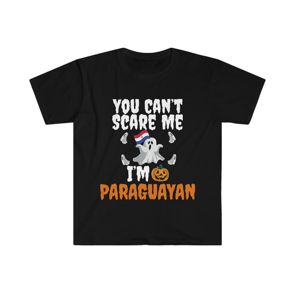 Can't scare I'm Paraguayan Halloween Unisex T-shirt S-3XL Paraguay