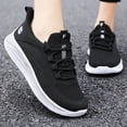 thumbnail image 7 of Womens Shoes Slip On, Womens Athletic Walking Shoes - Running Tennis Shoes Jogging Workout Lightweight Breathable Slip On Sneakers for Indoor Outdoor Gym Travel Work, Black 6, 7 of 7