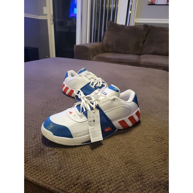 Ad-id-as Agent Gil Restomod Men's White Blue Basketball Shoes Sz 12 New Gy0372