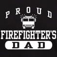 thumbnail image 3 of CafePress - Proud Firefighter's Dad Dark T Shirt - Men's Classic Graphic Cotton T-Shirt, 3 of 4