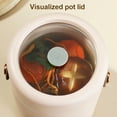 thumbnail image 3 of Hot Pot Electric, 500W Multifunctional Portable Electric Kettle with Steamer, Electric Stew Pot, Mini Hot Water Boiler for Dorm, Office, Travel, Soup, Rice, Ramen, Soup, Oatmeal, 3 of 7
