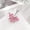 Pink Flowers, variant on 1pc Stainless Steel Cherry Bell Button Ring CZ Navel Ring Body Piercing Jewelry-Cherry