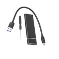 thumbnail image 1 of Bearachild Carcasa HDD Gran capacidad Alta velocidad USB M.2 Funda Disco duro Accesorio delgado Computadoras externas Tabletas para computadora Electrónica No.1, 1 of 6