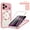 Pink, variant on Decase for iPhone 17 Pro Max Magnetic Case,Clear Full-Body Protective Case,Compatible with Mag-Safe,Rugged Silicone Hybrid Slim Clear Cover with Built in Screen Protector for Women Men,Red