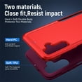 thumbnail image 2 of Mantto Case For Samsung Galaxy A14 5G, Hybrid Premium PC Protection Drop-Tested Anti-Scratch Tough Rugged Heavy Duty Dual Layer Military Grade Shockproof Back Case For Samsung Galaxy A14 5G,
Red/Rose, 2 of 7