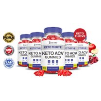 (5 Pack) Keto Thrive ACV Gummies 1000MG Dietary Supplement 300 Gummys