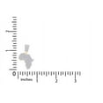 thumbnail image 2 of 2/3ct Round Cut White Diamond Africa Continent Map Pendant 14K Yellow Gold Over, 2 of 2
