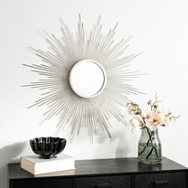 Safavieh Madilyn Radiant Lines Round Sunburst Mirror, Champagne