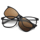 thumbnail image 2 of Lentes Con 5 Clips Magnéticos Intercambiables Estilo Clásico Rectangular TR2263 Urban Boutique 2263 Clásico, 2 of 7