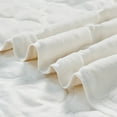 thumbnail image 6 of Home Soft Things 7 Piece Ogee Faux Fur Embroidery Bedspread Set - Antique White - Queen (90" x 90"), 6 of 8