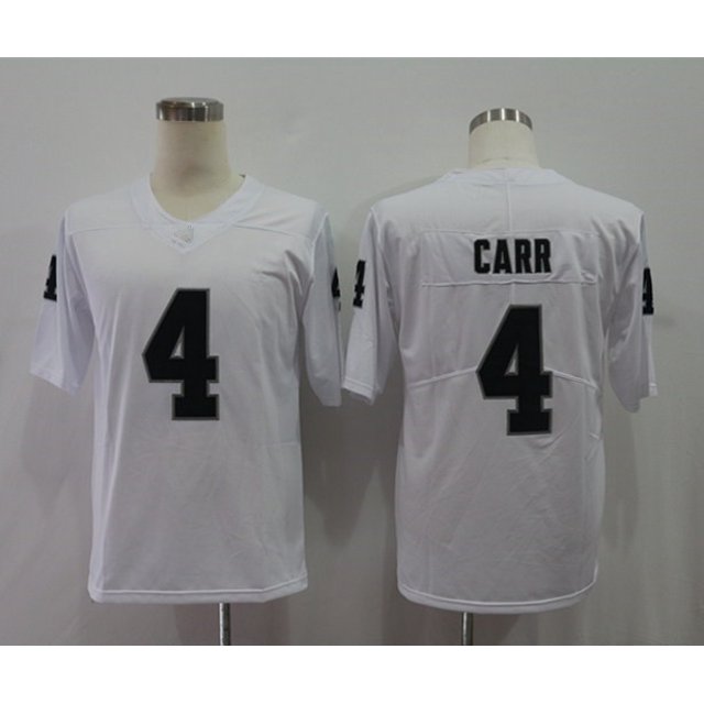 Football Uniform Raiders 28#Jacobs 4#Carr34#75# Legendary Second Generation Jersey