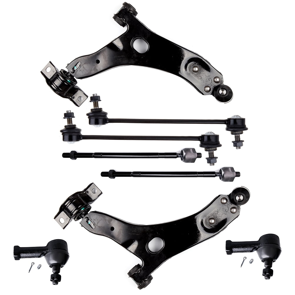 CCIYU Front Left Lower Ball Joints Sway Bar Outer Inner Tie Rod Ends fit for 2006-2011 for Ford FOCUS 8pcs Suspension Kit
