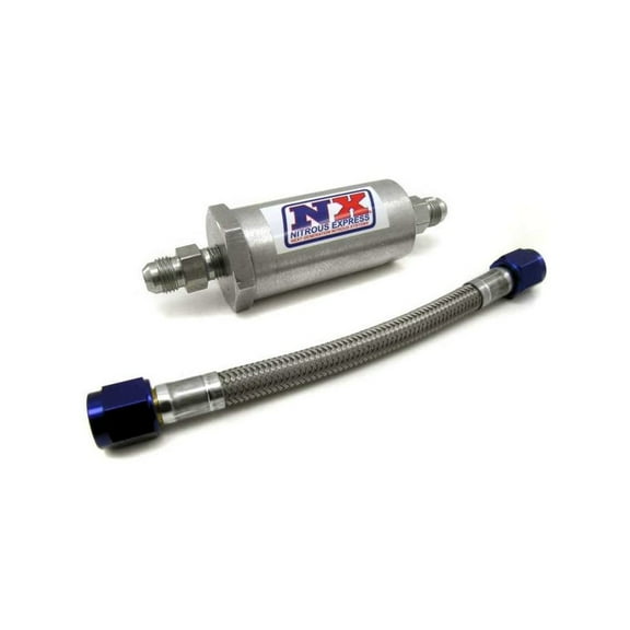 Nitrous Express 6an Pure-Flo Nitrous Filter w/7in S/S Hose