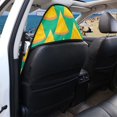 thumbnail image 5 of Uourmeti 1 Pack Car Seat Towel Cover Easy Install, Compatible with Van Truck Bucket Seat Car Interior Terry Cloth Pineapple Slice Theme, 5 of 7