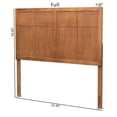 thumbnail image 5 of Baxton Studio Monroe Transitional Wood Back Support MDF Headboard, Full, Ash Walnut, 5 of 7