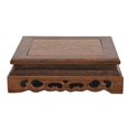 thumbnail image 1 of Home Carving Crafts Rack Antique Display Rack Vase Holder Desk Decoration(14*14cm), 1 of 5